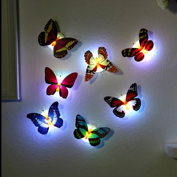 Led Butterfly Night Light 6 Pcs