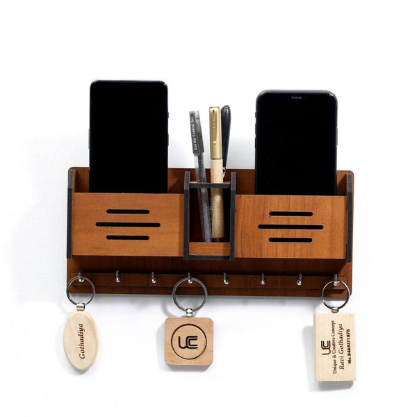 Wooden keys and mobile holders